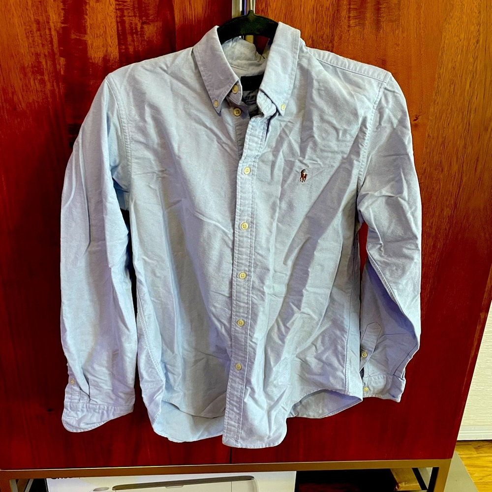 Polo Womens Classic Fit Oxford Button Down Shirt M
